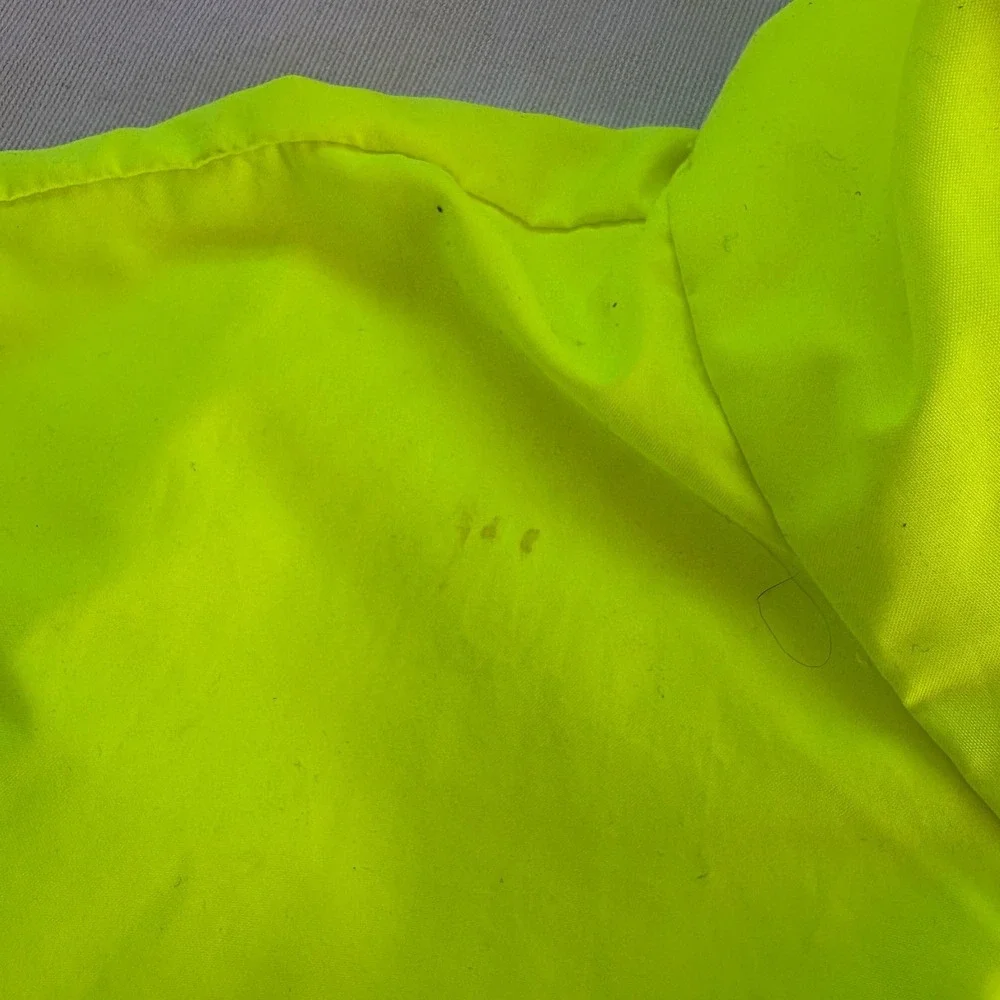 Pearl Izumi Zephrr‎ Cycling Jacket Neon Yellow High Vis Windbreaker Mens Small